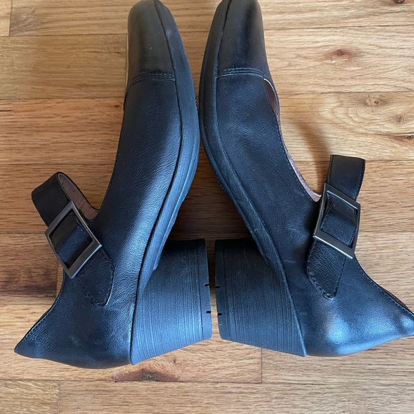 Dansko Women’s Size 39 Roxanne Burnished Nubuck Black Leather Mary Jane - Picture 5 of 10